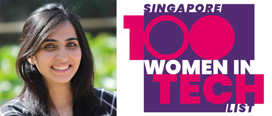 Congratulations to Assistant Professor Malika Meghjani for being awarded Singapore 100 Women in Tech (SG100 WIT)